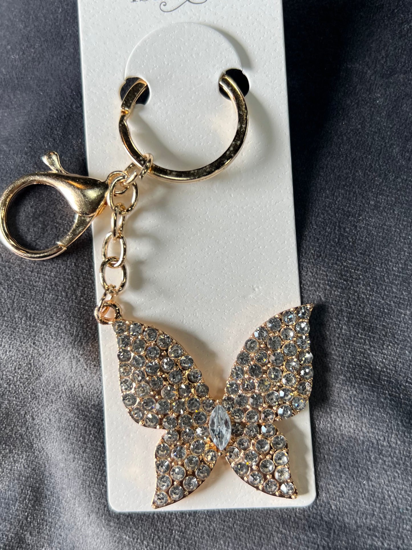 BLING BUTTERFLY KEYCHAINS