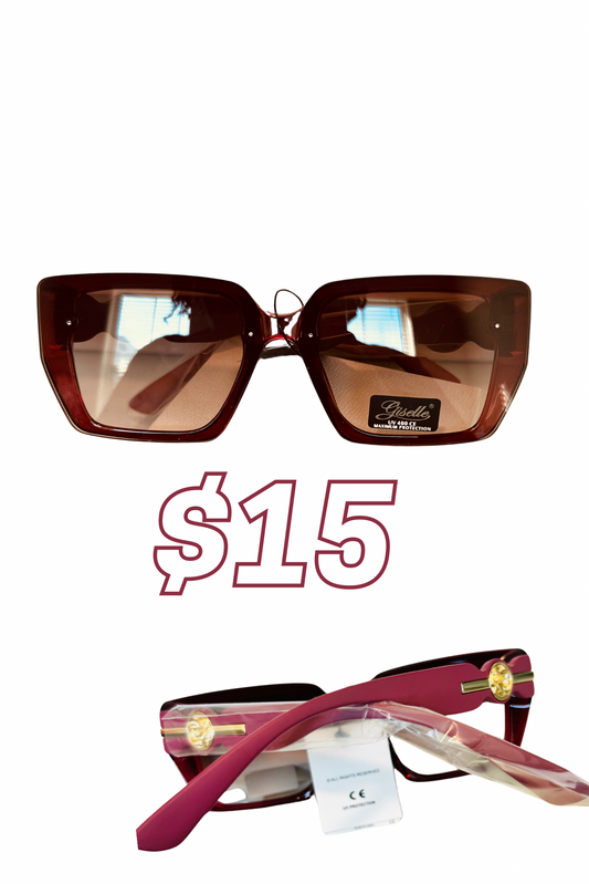 Mauve Semi Cat-Eyed Sunglasses